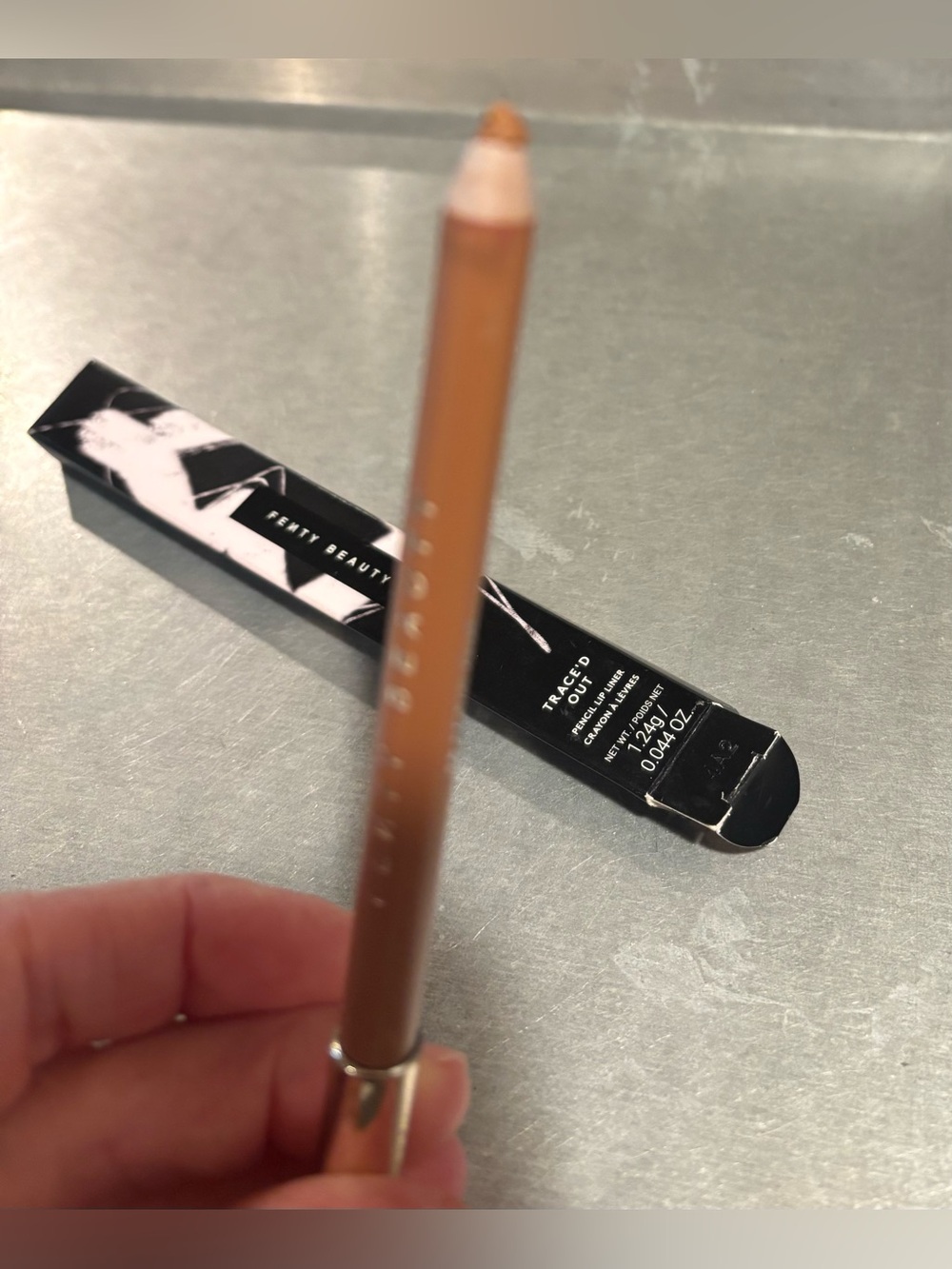Fenty Beauty PNUT BUTTA Trace'd Out Pencil Lip Liner - Black and White Packaging